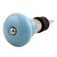Blue And  Black Crackle Ceramic Wine Stopper 